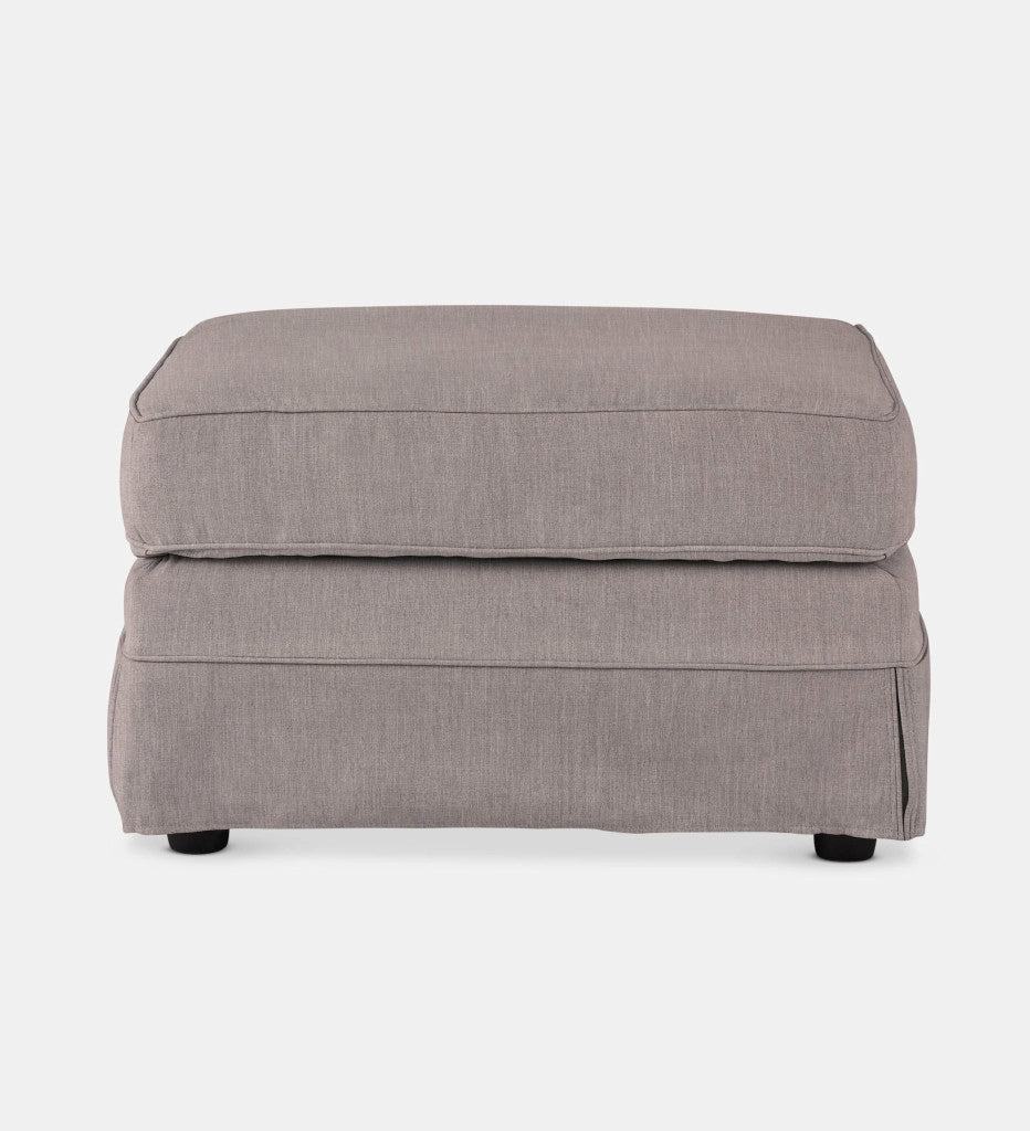 Santorini Slipcover Square Ottoman (56078)