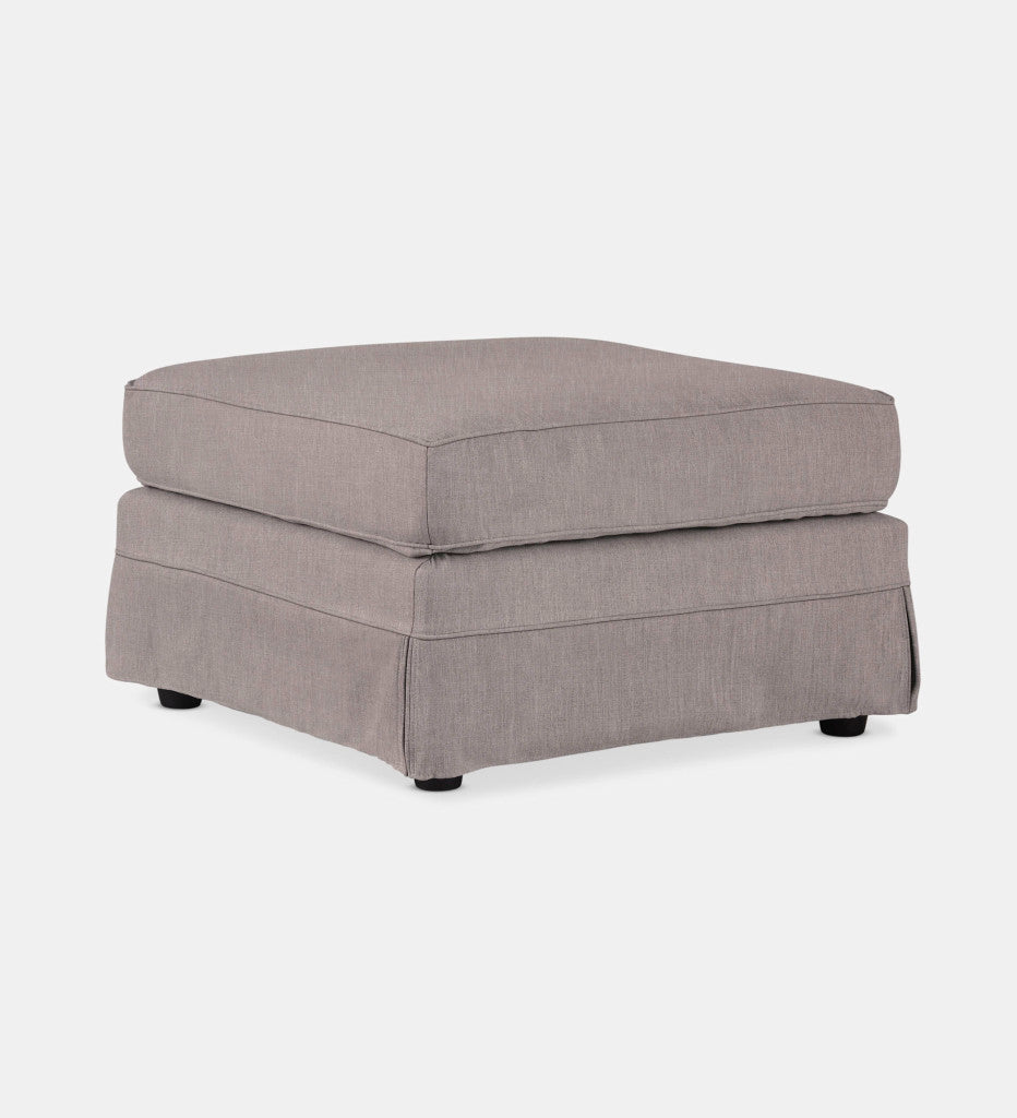 Santorini Slipcover Square Ottoman (56077)