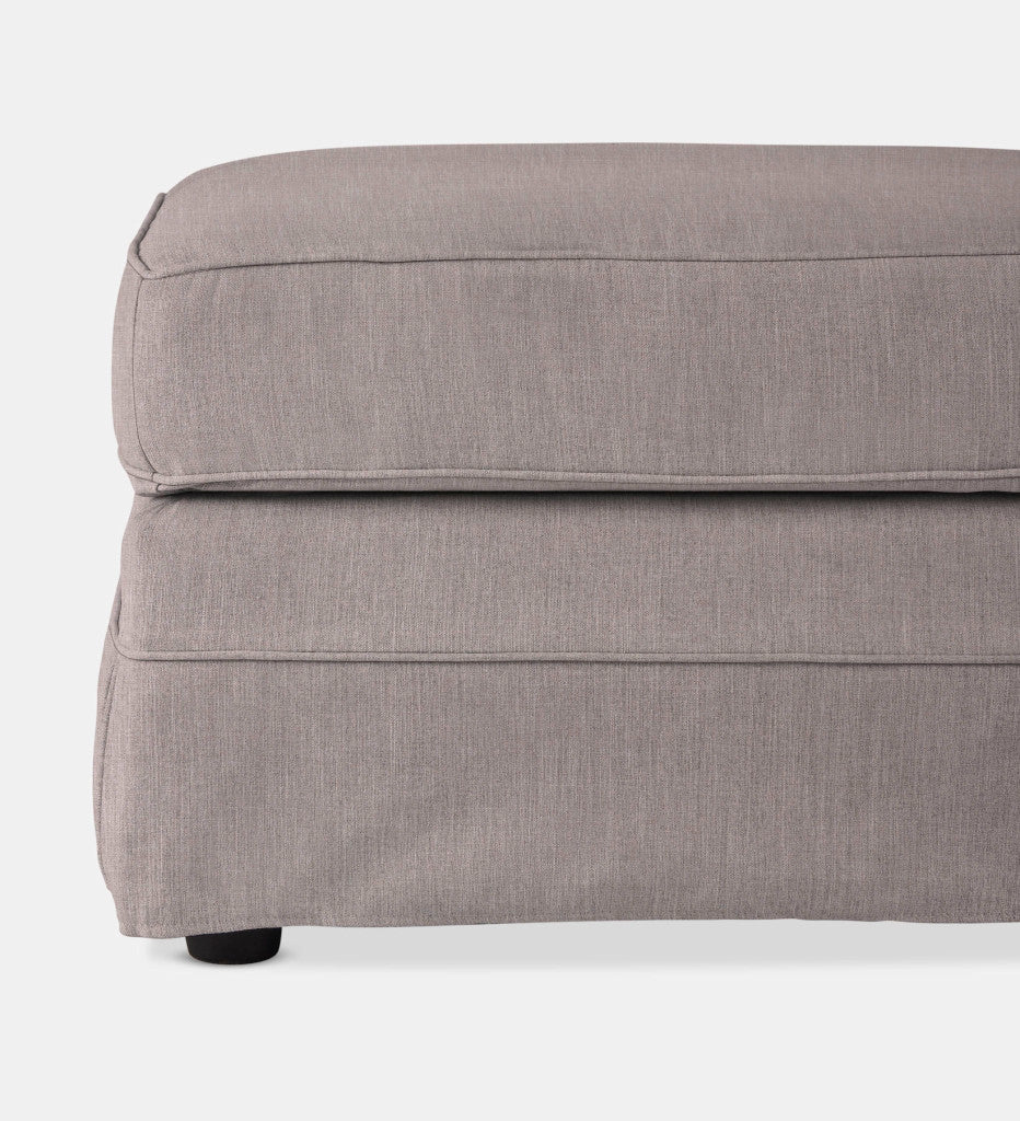 Santorini Slipcover Square Ottoman (56079)