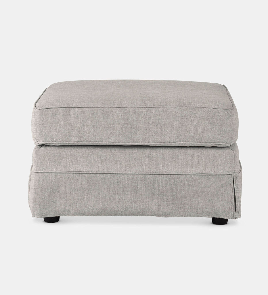 Santorini Slipcover Square Ottoman (56067)