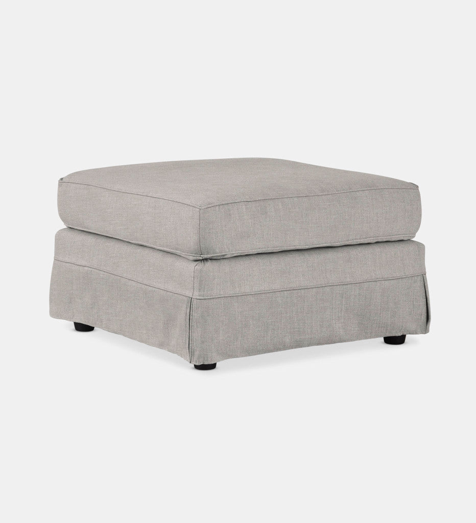 Santorini Slipcover Square Ottoman (56066)