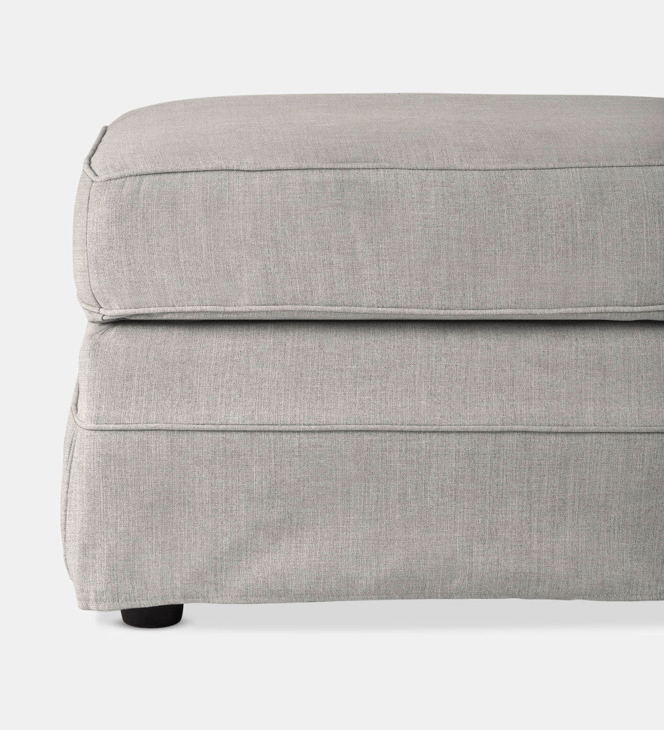 Santorini Slipcover Square Ottoman (56065)