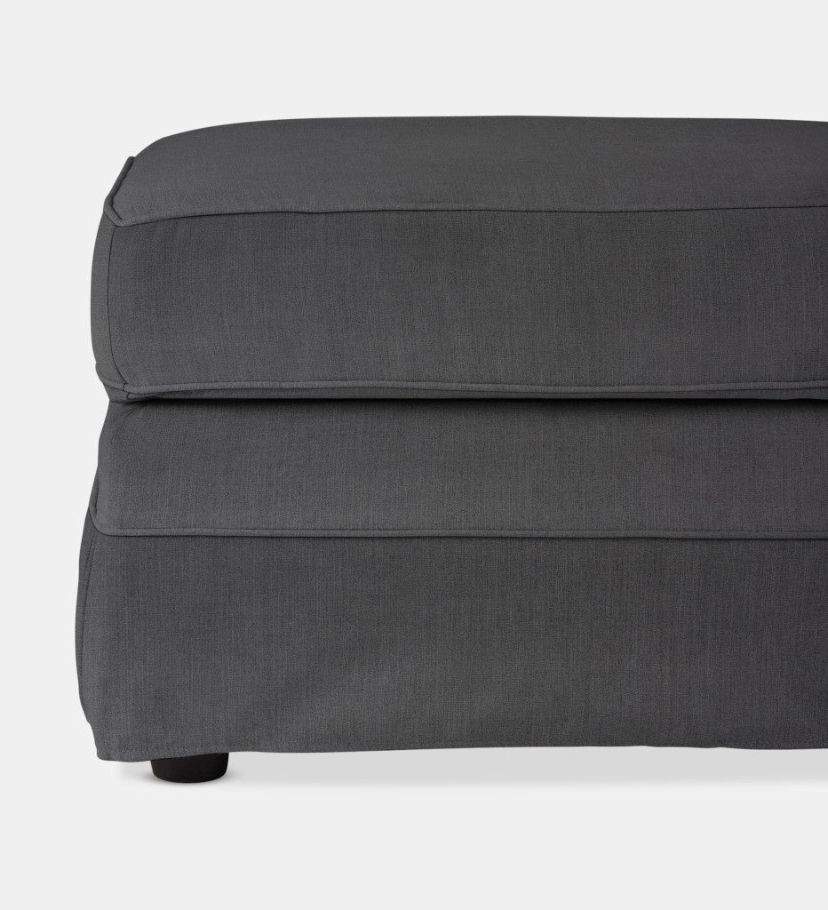 Santorini Slipcover Square Ottoman (56069)