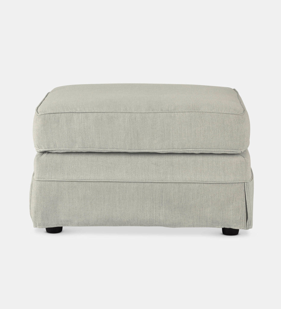 Santorini Slipcover Square Ottoman (56071)