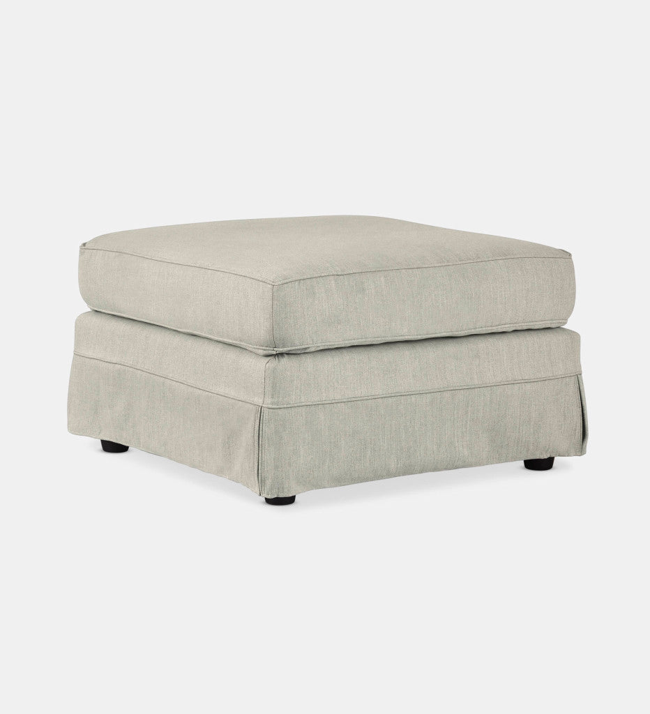 Santorini Slipcover Square Ottoman (56073)