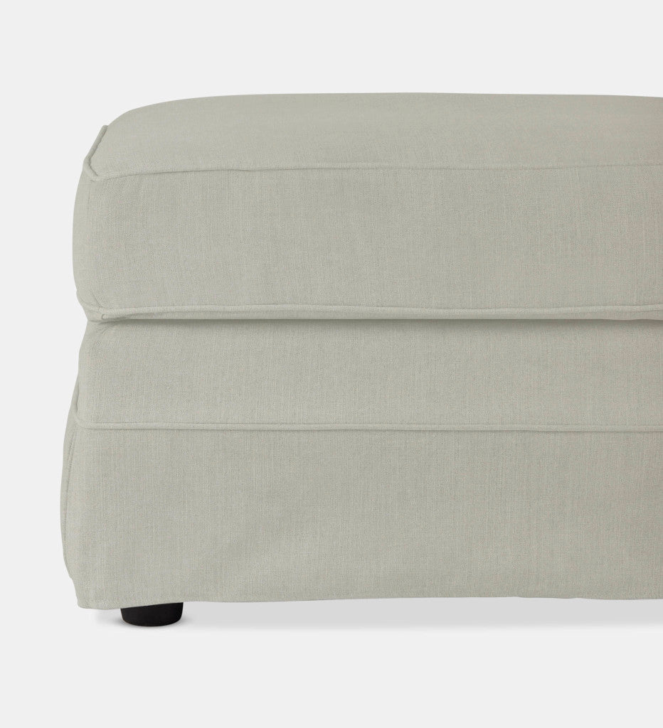 Santorini Slipcover Square Ottoman (56072)
