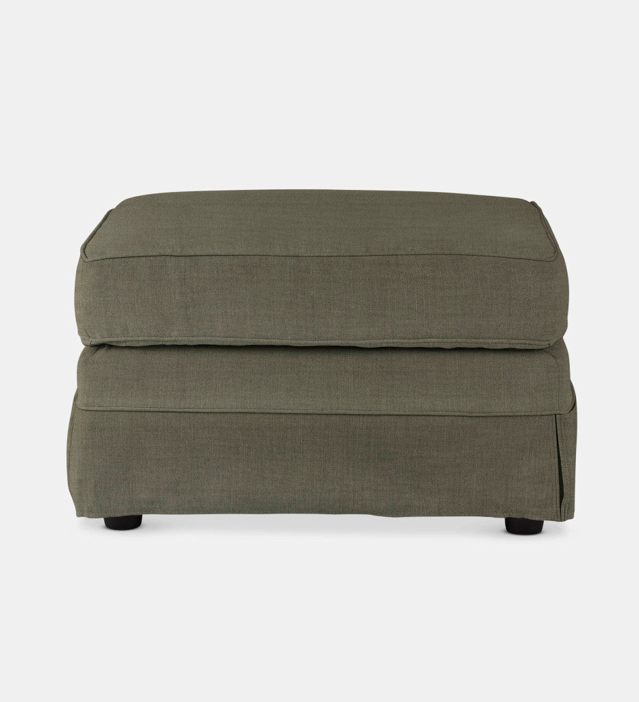 Santorini Slipcover Square Ottoman (56084)