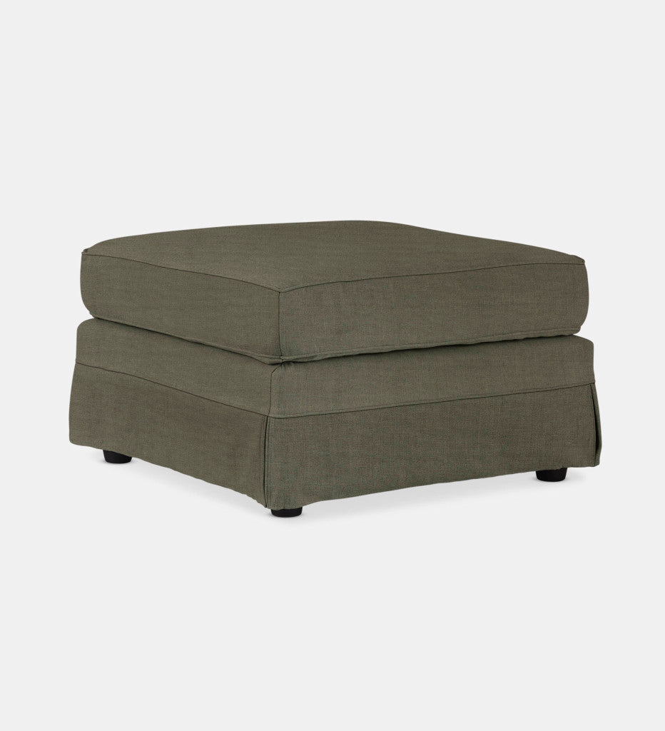 Santorini Slipcover Square Ottoman (56083)