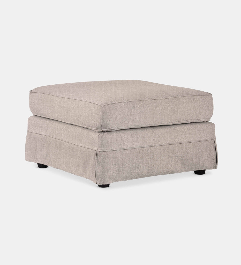 Santorini Slipcover Square Ottoman (56090)