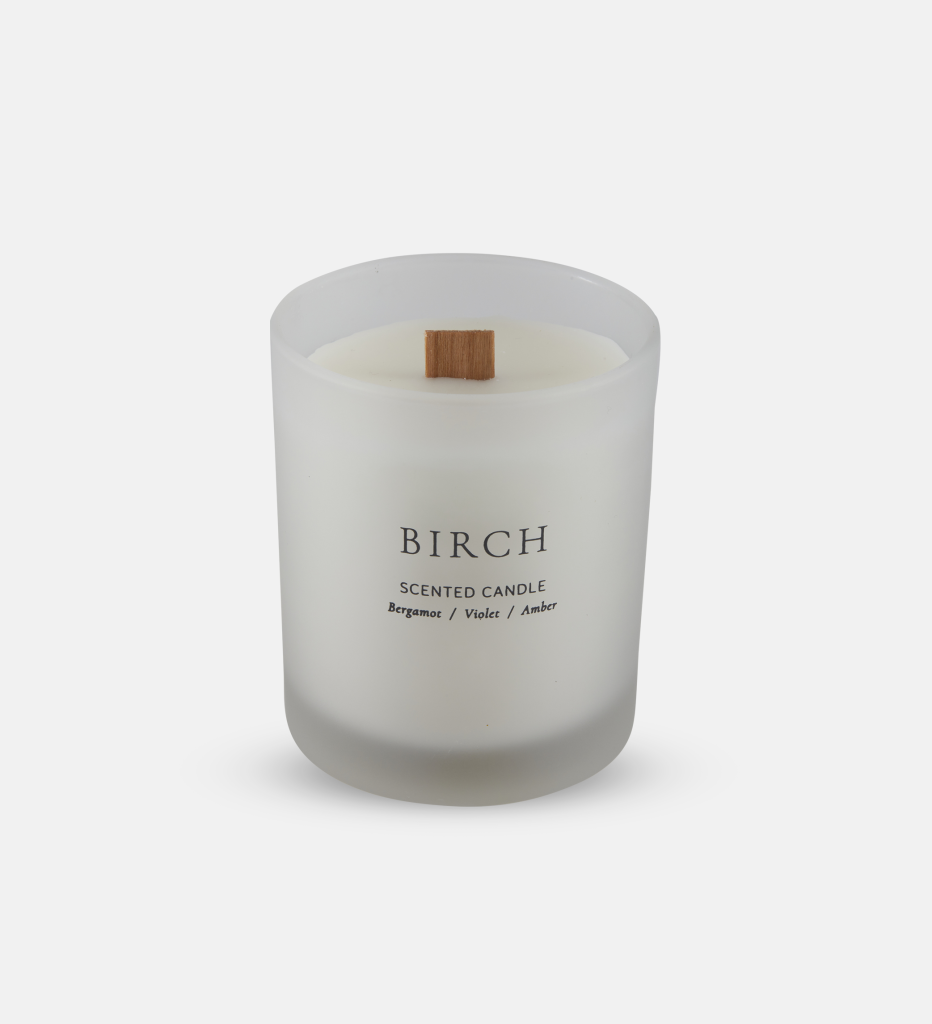 Birch scented candle (37652)
