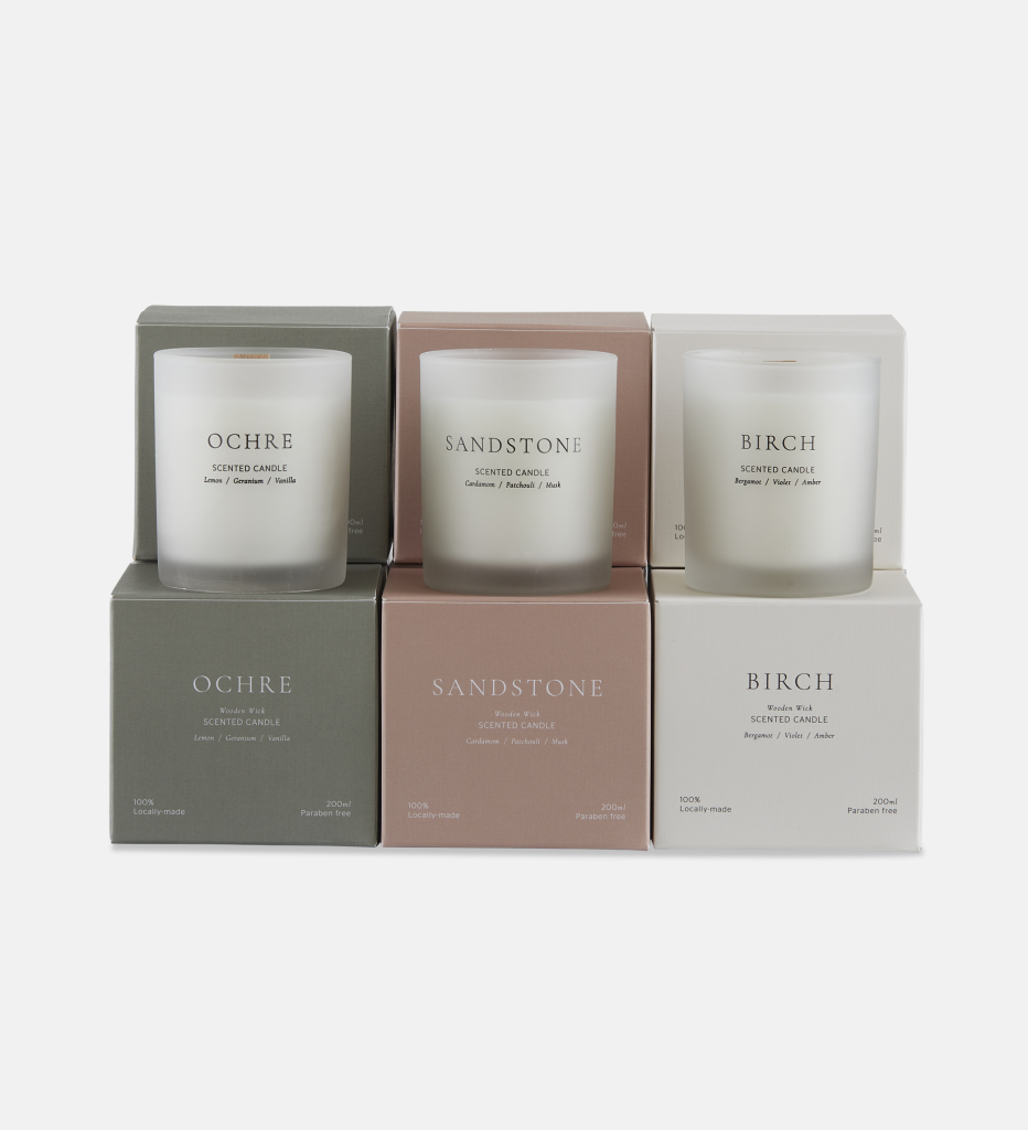 Ochre scented candle (37643)