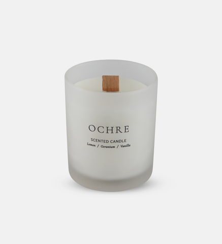 Ochre scented candle