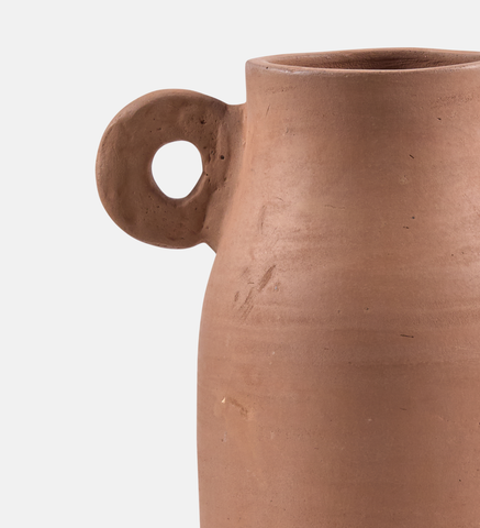 Sundew Terracotta Vessel With Handles (89627)