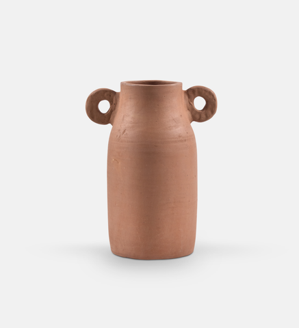 Sundew Terracotta Vessel With Handles (89626)