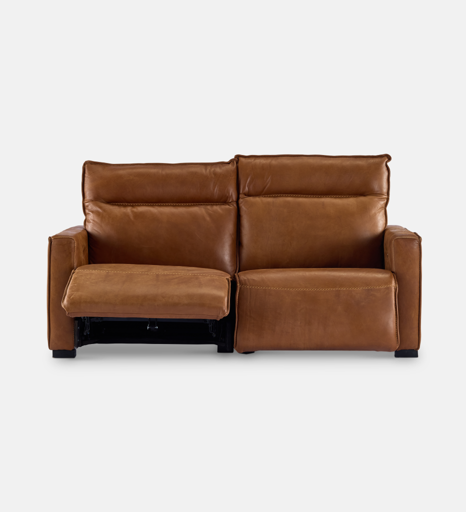 Sutton Leather 2 Seater Recliner (96573)