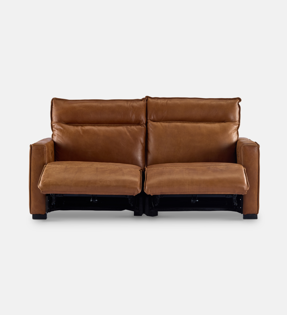 Sutton Leather 2 Seater Recliner (96574)