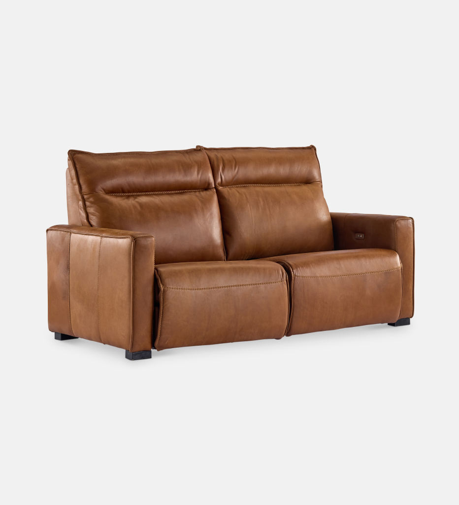 Sutton Leather 2 Seater Recliner (96586)
