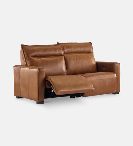 Sutton Leather 2 Seater Recliner (96587)