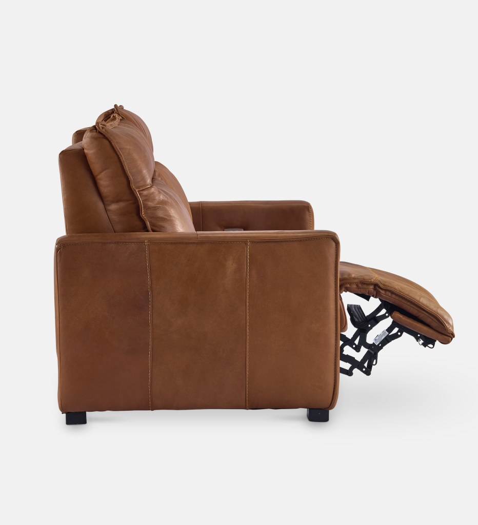 Sutton Leather 2 Seater Recliner (96589)