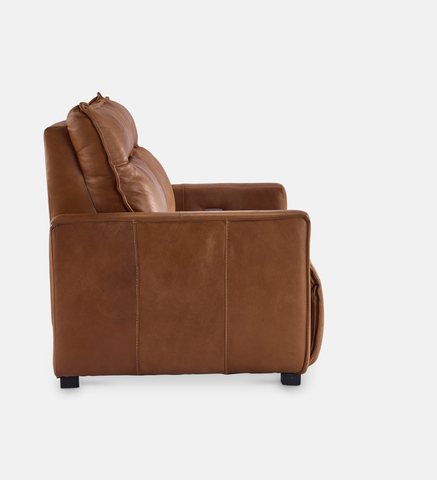Sutton Leather 2 Seater Recliner (96590)
