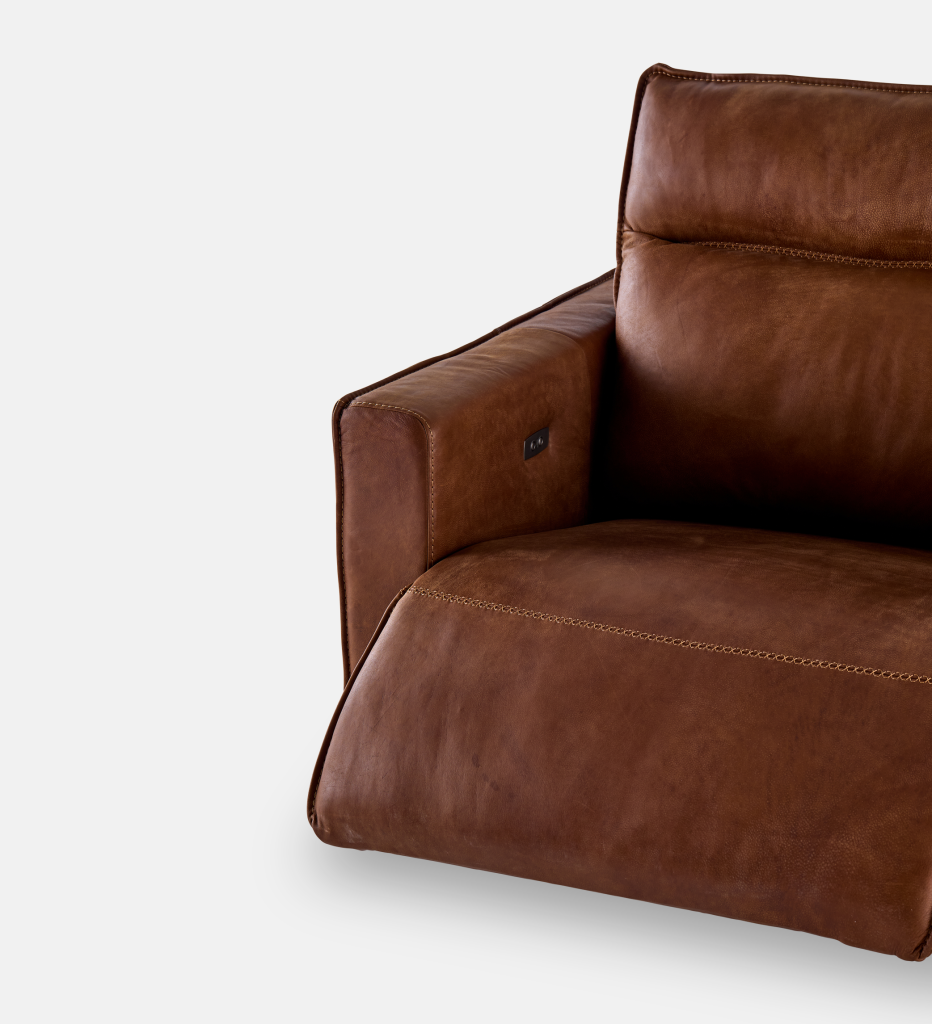 Sutton Leather 1 Seater Recliner (92855)