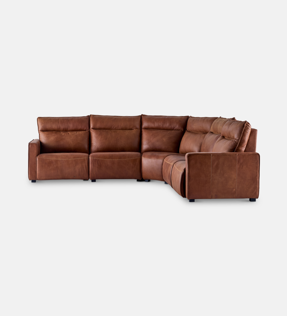 Sutton Leather Corner Recliner (92899)