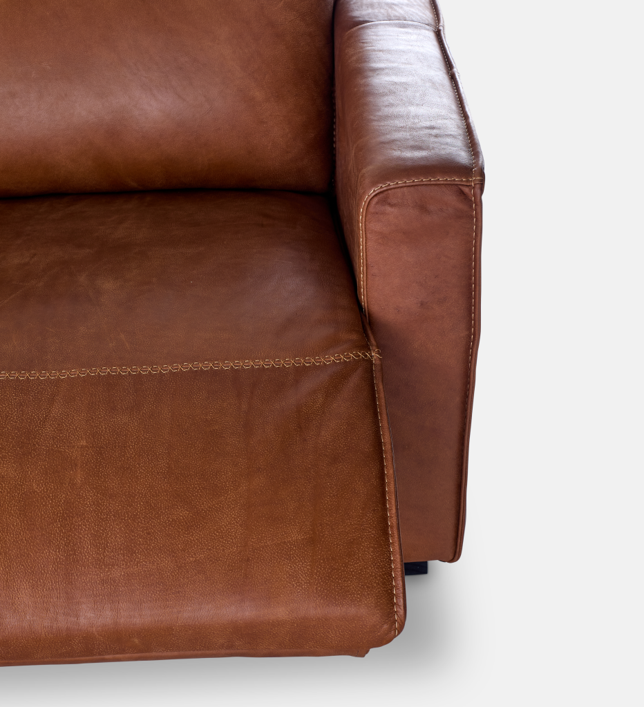 Sutton Leather Corner Recliner (92904)