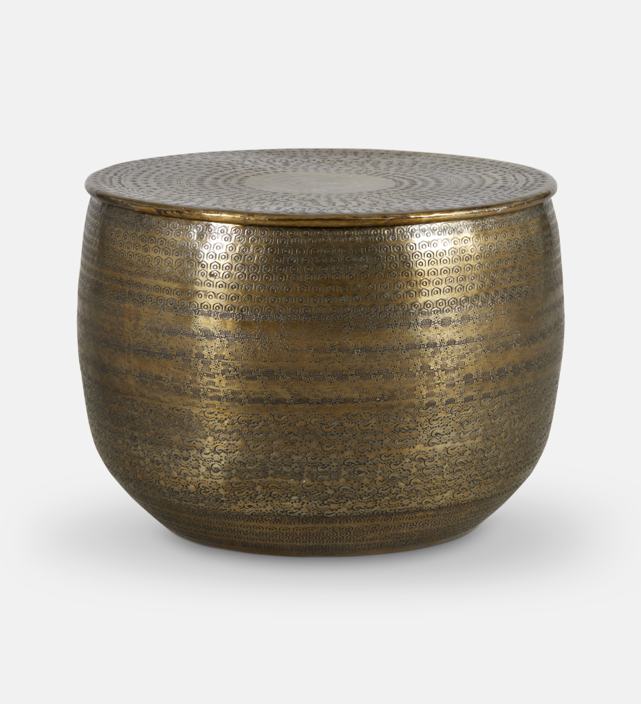 Taj Drum Lamp Table (38257)