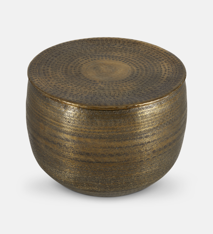 Taj Drum Lamp Table (38258)