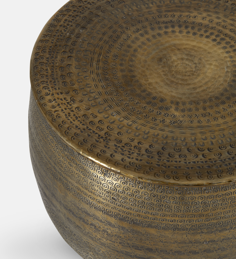 Taj Drum Lamp Table (38259)