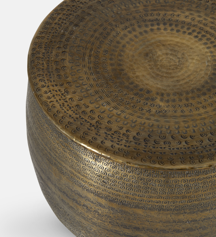 Taj Drum Lamp Table (38259)