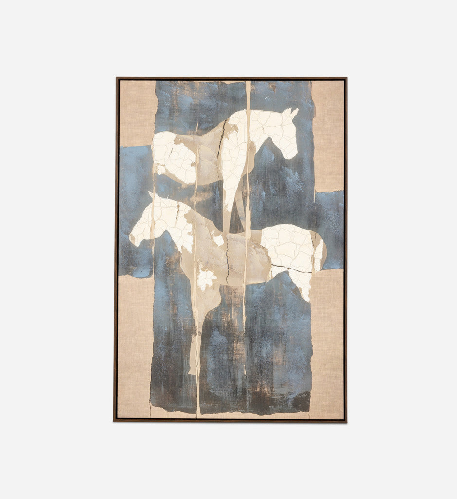 Textured Horse Wall Art (112619)