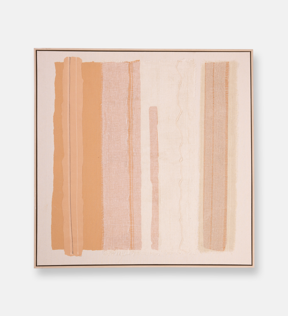 Textured Layers Wall Art - Rust (98819)